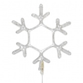Фигура световая Снежинка LED, цвет белый, размер 45x38см IP65