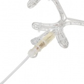 Фигура световая Снежинка LED, цвет белый, размер 45x38см IP65