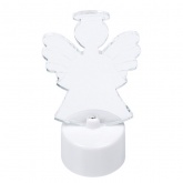 Фигура светодиодная на подставке Ангел 2D 1LED RGB 10см Питание от 3 AG13(LR44) (в комплекте)