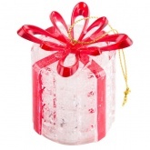 Фигура светодиодная на подставке Новогодний подарок 1LED RGB 6.5см Питание от 3 LR44 (в комплекте)