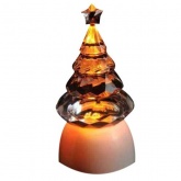 Фигура светодиодная на подставке Ёлочка Кристалл 1LED RGB 8.5см Питание от 3 LR44 (в комплекте)