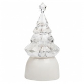 Фигура светодиодная на подставке Ёлочка Кристалл 1LED RGB 8.5см Питание от 3 LR44 (в комплекте)