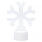 Фигура светодиодная на подставке Снежинка 1LED RGB 10см Питание от 3 AG13(LR44) (в комплекте)