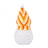 Акриловая светодиодная фигура Снеговик, 7LED RGB 17см, питание от 3 AG13 (батарейки в комплекте)