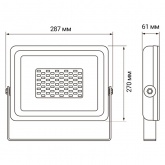 Прожектор светодиодный JazzWay PFL-SC 30W 6500K 2550Lm IP65 (матовое стекло)