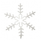 Фигура световая Большая Снежинка, цвет синий, размер 95x95см IP65