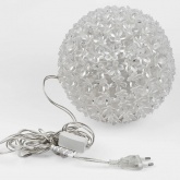 Шар светодиодный 220V, диаметр 20см, 200LED, цвет белый IP20