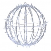 Шар светодиодный 230V, диаметр 50см, 200LED, эффект мерцания, цвет белый IP65