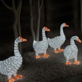 Акриловая светодиодная фигура Гусь 55см 432LED 26W 24V IP44 (трансформатор в комплекте)