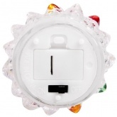 Акриловая светодиодная фигура на подставке Елочка средняя, 1LED RGB 20см, питание от 3 AG13 (в компл