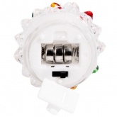 Акриловая светодиодная фигура на подставке Елочка средняя, 1LED RGB 20см, питание от 3 AG13 (в компл