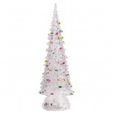 Акриловая светодиодная фигура Елочка, 1LED RGB 25см, питание от 3AAA (батарейки в комплекте)