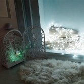 Акриловая светодиодная фигура Елочка, 1LED RGB 25см, питание от 3AAA (батарейки в комплекте)