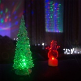 Акриловая светодиодная фигура Елочка, 1LED RGB 25см, питание от 3AAA (батарейки в комплекте)