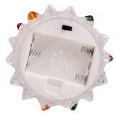 Акриловая светодиодная фигура Елочка, 1LED RGB 25см, питание от 3AAA (батарейки в комплекте)