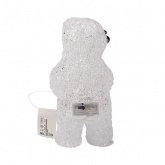 Акриловая светодиодная фигура Медвежонок, 10LED 12х22х13см, питание от 3AAA (не входят в комплект)