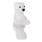 Акриловая светодиодная фигура Медвежонок, 10LED 12х22х13см, питание от 3AAA (не входят в комплект)