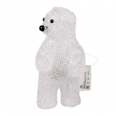 Акриловая светодиодная фигура Медвежонок, 10LED 12х22х13см, питание от 3AAA (не входят в комплект)