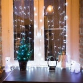 Акриловая светодиодная фигура Медвежонок, 16LED 24х11х18см, питание от 3AA (не входят в комплект)