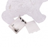 Акриловая светодиодная фигура Медвежонок, 16LED 24х11х18см, питание от 3AA (не входят в комплект)