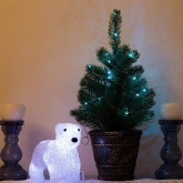 Акриловая светодиодная фигура Медвежонок, 16LED 24х11х18см, питание от 3AA (не входят в комплект)