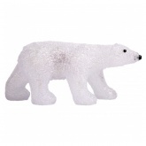 Акриловая светодиодная фигура Медведь, 24LED 34.5х12х17см, питание от 3AA (не входят в комплект)