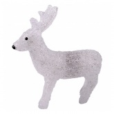 Акриловая светодиодная фигура Оленёнок, 24LED 30х10х28см, питание от 3AA (не входят в комплект)