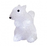 Акриловая светодиодная фигура Белка, 12LED 17,5х12х18см, питание от 3AAA (не входят в комплект)