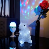 Акриловая светодиодная фигура Белка, 12LED 17,5х12х18см, питание от 3AAA (не входят в комплект)