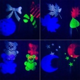 LED проектор Neon-Night 12 сменных слайдов, цвет RGBW, 12В