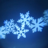 LED проектор Neon-Night белые снежинки, 220В