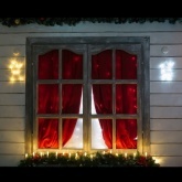 Гирлянда Свечи, 4м, темно-зеленый ПВХ, 20 LED 230V IP20 тепло-белые