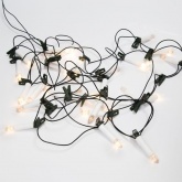 Гирлянда Свечи, 6м, темно-зеленый ПВХ, 30 LED 230V IP20 тепло-белые