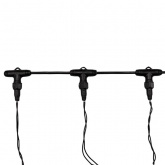 Гирлянда LED Клип-лайт, 24V, 3 нити по 20 м, свечение с динамикой, цвет диодов желтый