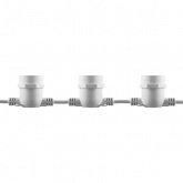 Гирлянда Белт-лайт Feron CL50-8 10шт. E27 шаг 50cm белый 8м (5+3м) IP65