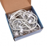 Гирлянда LED Galaxy Bulb String 10м, белый каучук, 30 ламп, желтые, влагостойкая IP54