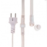 Гирлянда LED Galaxy Bulb String 10м, белый каучук, 30 ламп, желтые, влагостойкая IP54