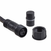 Гирлянда LED Galaxy Bulb String 10м, черный каучук, 30 ламп, тепло-белые, влагостойкая IP65