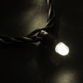 Гирлянда Нить Neon-Night 10м, постоянное свечение, черный ПВХ, 24В, цвет: тёплый белый