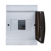 Щит распределительный накладной EKF PROxima ЩРН-П-6 SlimBox 6м пластик затемненная дверца IP41