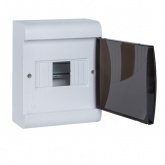 Щит распределительный накладной EKF PROxima ЩРН-П-6 SlimBox 6м пластик затемненная дверца IP41