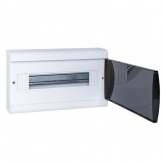 Щит распределительный накладной EKF PROxima ЩРН-П-15 SlimBox 15м пластик затемненная дверца IP41