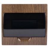 Щит распределительный навесной EKF PROxima ЩРН-П-10 темное дерево IP41