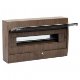 Щит распределительный навесной EKF PROxima ЩРН-П-18 темное дерево IP41