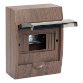 Щит распределительный навесной EKF PROxima ЩРН-П- 6 темное дерево IP41