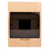 Щит распределительный навесной EKF PROxima ЩРН-П- 6 светлое дерево IP41