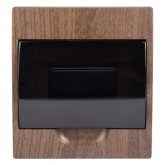 Щит распределительный навесной EKF PROxima ЩРН-П- 8 темное дерево IP41