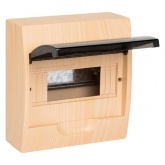 Щит распределительный навесной EKF PROxima ЩРН-П- 8 светлое дерево IP41