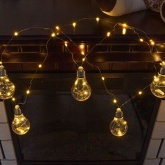 Гирлянда светодиодная Ретро-лампы , 3м, теплый белый