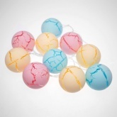 Гирлянда светодиодная Карамельки 1.5 м, прозрачный ПВХ, 10 LED, теплый белый, питание 2хАА